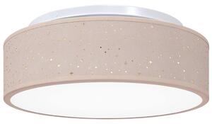 Lampa Sufitowa Ciemnoszary 38 x 38 x 13,5 cm tkanina