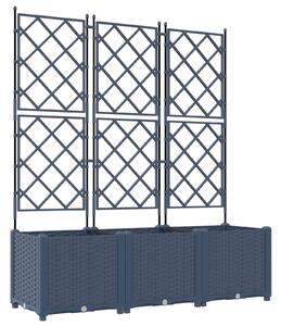 Doniczka ogrodowa 3 pcs Szary 120 x 40 x 143 cm