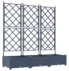 Doniczka ogrodowa 3 pcs Szary 120 x 40 x 125,5 cm