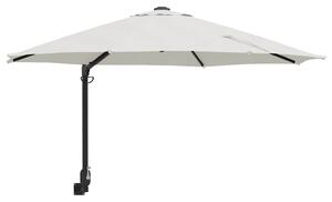 Parasolka ogrodowa piaskowy 248 x 248 x 148 cm Poliester i Stal