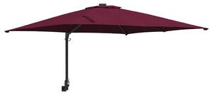 Parasolka ogrodowa Bordeaux Czerwony 248,5 x 247,5 x 160 cm