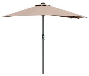 Parasolka ogrodowa Ciemnoszary 294 x 150 x 223 cm