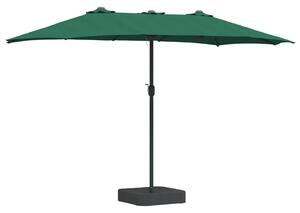 Parasolka ogrodowa Zielony 385 x 209 x 244 cm Poliester