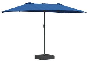 Parasolka ogrodowa Niebieski azur 385 x 209 x 244 cm Poliester