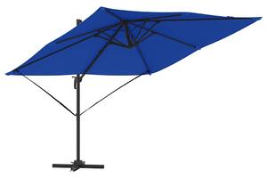 Parasol Roma Niebieski 286 x 284 x 265 cm Aluminium i Poliester