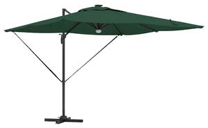 Parasol Roma Zielony 286 x 284 x 270 cm Aluminium i Poliester