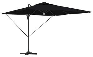 Parasol Roma Czarny 286 x 284 x 270 cm Aluminium i Poliester
