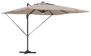 Parasol Roma Ze LED Lights Ciemnoszary 286 x 284 x 270 cm
