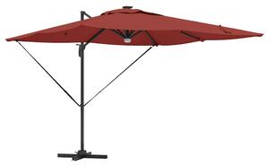 Parasol Roma Czerwony 286 x 284 x 270 cm Aluminium i Poliester