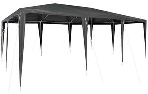 Namiot Imprezowy Antracyt 600 x 400 x 266 cm Polietylen i Stal
