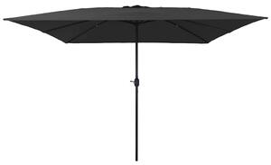 Parasolka ogrodowa Antracyt 295 x 295 x 245 cm Poliester i Stal