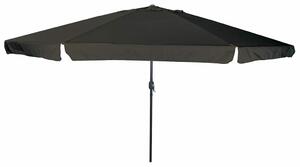 Parasolka ogrodowa Czarny 394 x 394 x 248 cm Poliester i Stal