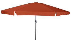 Parasolka ogrodowa terakota 394 x 394 x 248 cm Poliester i Stal