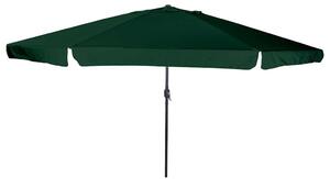 Parasolka ogrodowa Zielony 394 x 394 x 248 cm Poliester i Stal