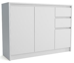 Komoda ASTORRE 113 cm do Salonu Sypialni Biały