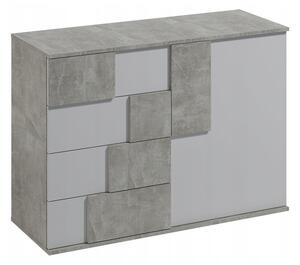 Komoda ESTRADA 121 cm do Salonu Sypialni Beton