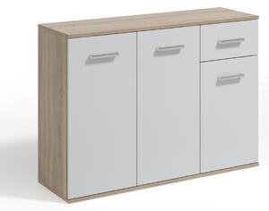 Komoda GIACOMO V 112 cm do Salonu Sypialni z Szufladą Dąb sonoma