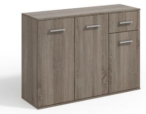 Komoda GIACOMO V 112 cm do Salonu Sypialni z Szufladą Dąb truflowy