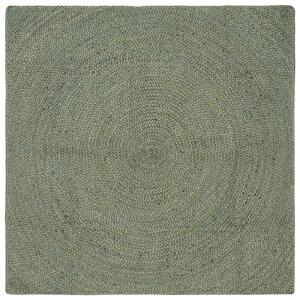 Dywany pokojowe Oliwkowy zielony 120 x 120 cm Juta