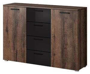 Komoda COSMICO 132 cm do Salonu Sypialni Odcienie brązu
