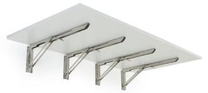 Stół składany na ścianie, 120x60 cm, nośność 60 kg, biały
