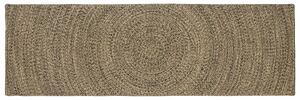 Dywany pokojowe Naturalny i czarny 80 x 200 cm Juta