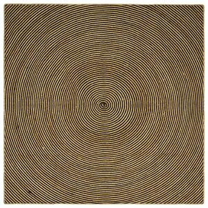 Dywany pokojowe Czarny 200 x 200 cm Juta