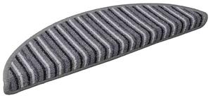 Samoprzylepne maty na schody 15 pcs Szary 56 x 17 x 3 cm