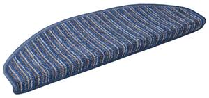 Samoprzylepne maty na schody 15 pcs Niebieski 65 x 21 x 4 cm