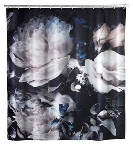 Zasłona prysznicowa odpowiednia do prania Wenko Peony, 180x200 cm