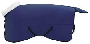 Koc dla Koni Granatowy 135 cm Polarowy fleece