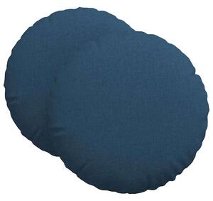 Poduszki na siedziska 2 pcs Niebieski Ø80 x 29 cm tkanina