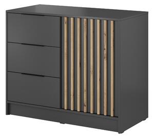Komoda NELIANA 105 cm do Salonu Sypialni Grafit