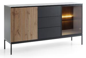 Komoda SENTIERO 154 cm do Salonu Sypialni Czarny