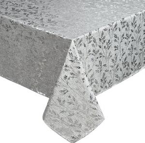 Obrus EUROFIRANY Simona 140 x 220 cm Srebrny
