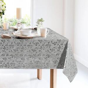 Obrus EUROFIRANY Simona 140 x 220 cm Srebrny