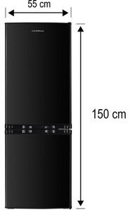 Lodówka SMITH&BROWN SFBF-211-BE3 150cm Czarna