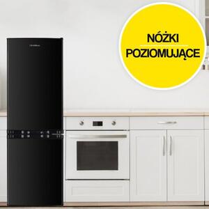 Lodówka SMITH&BROWN SFBF-211-BE3 150cm Czarna