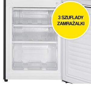 Lodówka SMITH&BROWN SFBF-211-BE3 150cm Czarna