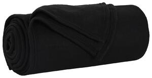 Koce narzutowe 24 pcs Czarny 170 x 130 cm Polar