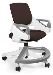 Ergonomiczny fotel dziecięcy ROOKEE cocoa tkanina