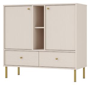Komoda TORINO 100 cm do Salonu Sypialni Odcienie beżu