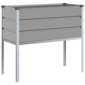 Donica Jasnoszary 100 x 45 x 90 cm Stal Galwanizowana
