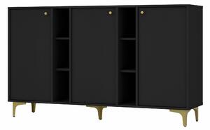 Komoda TORINO 158 cm do Salonu Sypialni Grafit