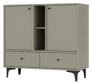 Komoda TORINO 100 cm do Salonu Sypialni Odcienie zieleni