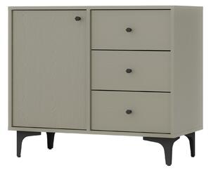 Komoda TORINO 84 cm do Salonu Sypialni Odcienie zieleni