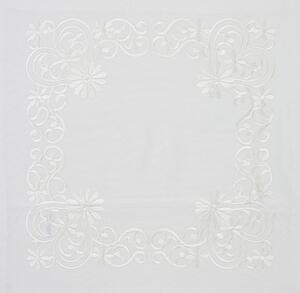 Poszewka dekoracyjna BLOSSOM ORNAMENT 40x40 cm, biała