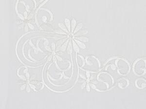 Poszewka dekoracyjna BLOSSOM ORNAMENT 40x40 cm, biała