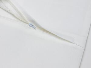 Dekoracyjna poszewka na poduszkę PETAL FRAME 40x40 cm, biała