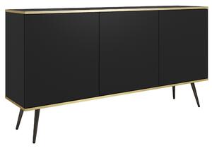 Komoda VENEZIA 160 cm do Salonu Sypialni Czarny
